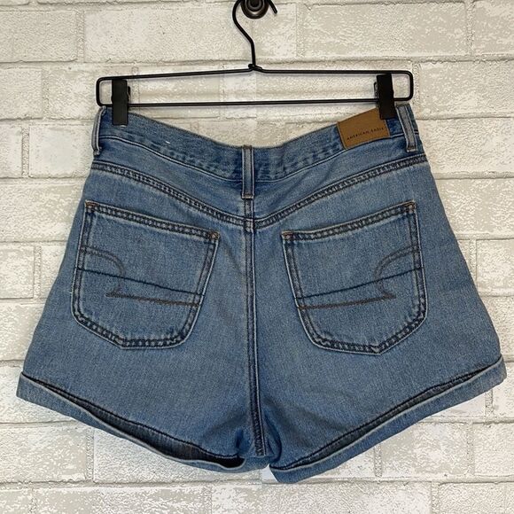 American Eagle Mom Shorts Cuffed Hem 6 - Picture 2 of 6